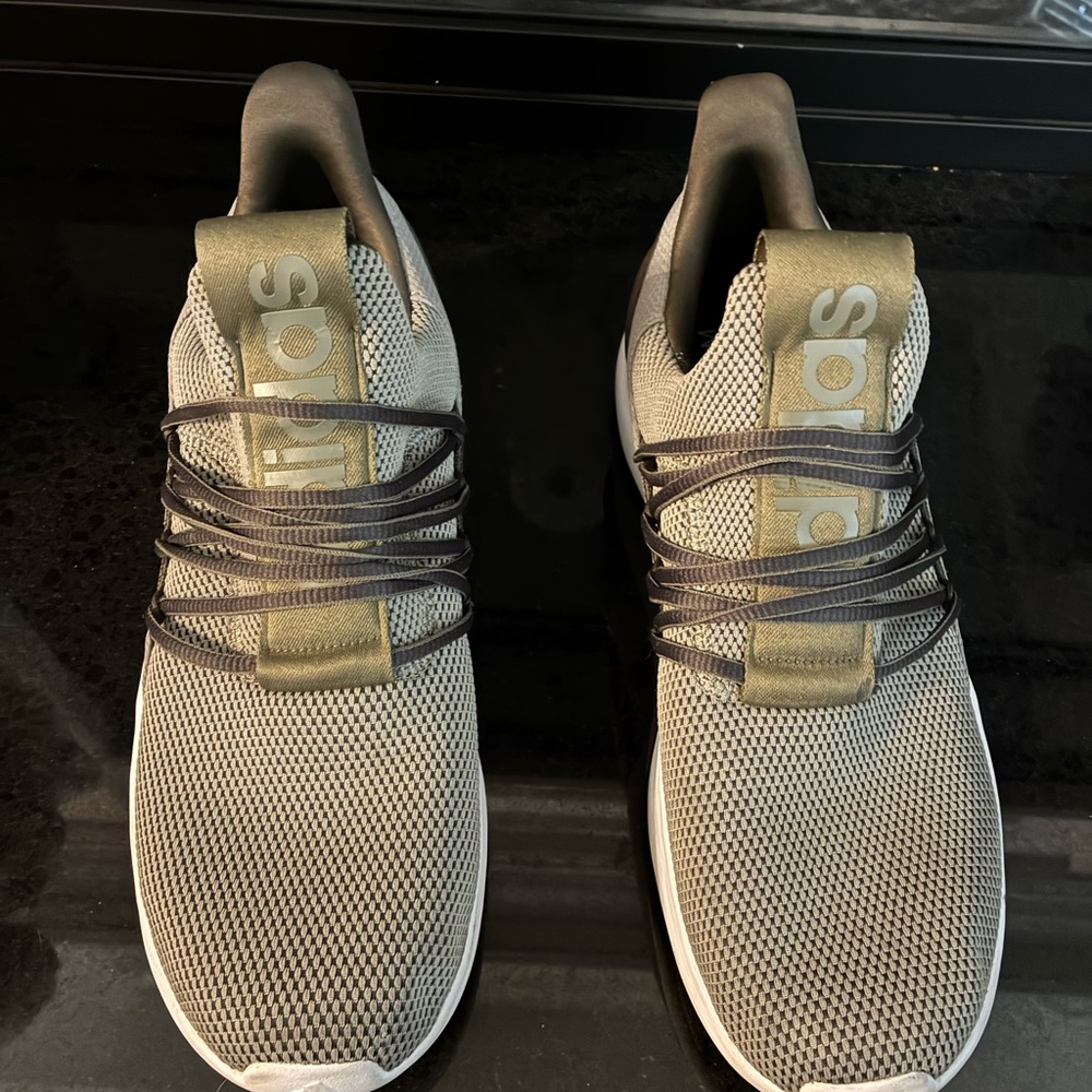 Adidas Men's Taupe and Gray Sneakers